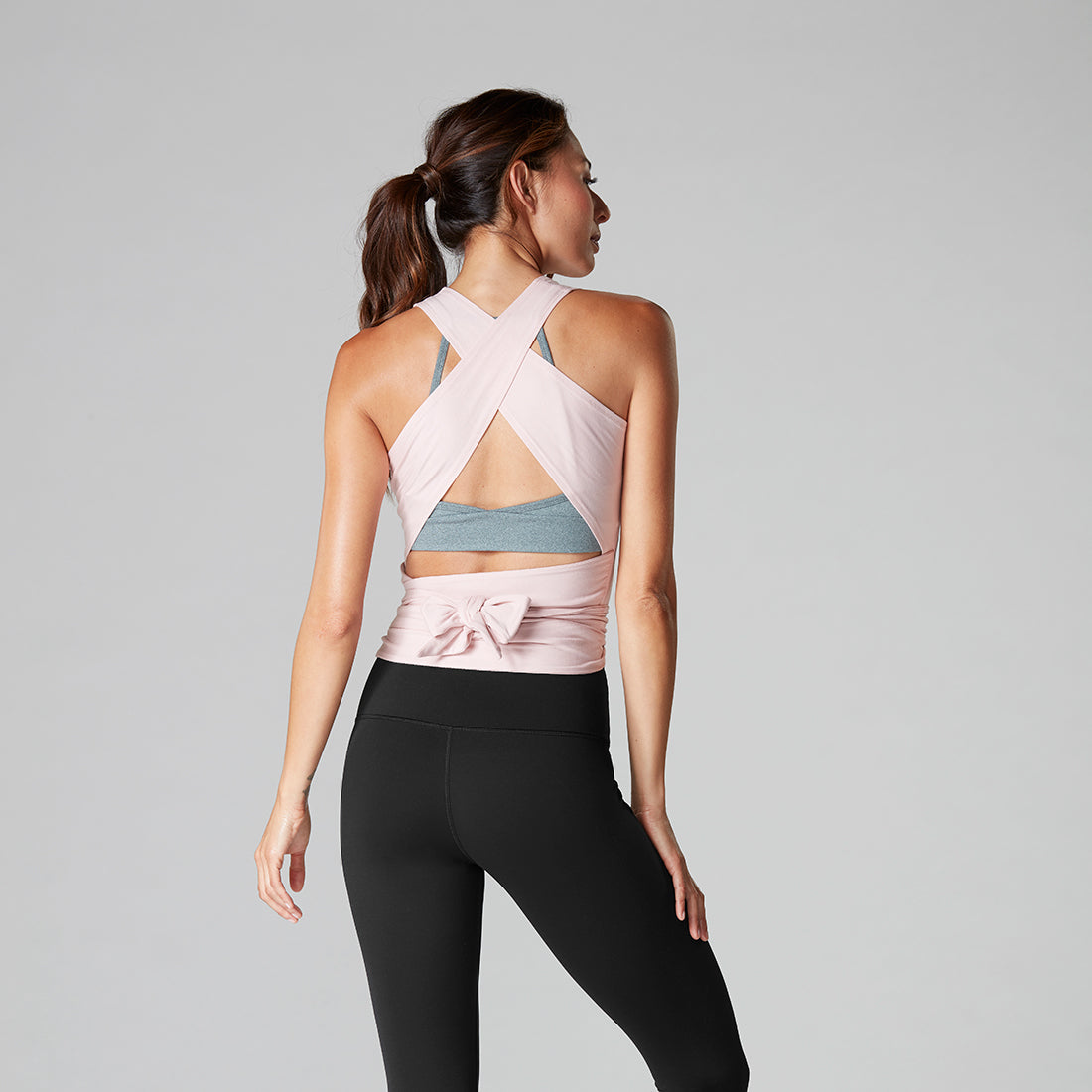 Wrap yoga top hotsell